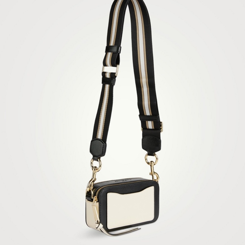 NWT Marc Jacobs The Snapshot Leather Camera Crossbody Bag Saffiano Leather - Picture 2 of 15
